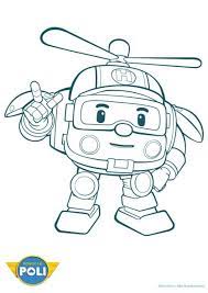 Robocar Poli Heli 3 Coloriage Robocar Poli Coloriage Coloriage Paw Patrol