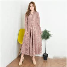 Sedangkan untuk kain brokatnya digunakan sebagai atasan dress kebaya. 50 Model Dress Kebaya Brokat Modern Pendek Panjang Terbaru