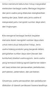 3 jenis dan bentuk badan usaha. Sebutkan Jenis Usaha Dengan Memanfaatkan Sumber Daya Alam Dan Sebutkan Sumber Daya Alam Yang Brainly Co Id