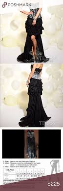 Terani Courture High Low Satin Taffeta Gown Sz10 Beautiful