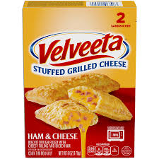 Velveeta cheese is commercially processed cheese that has a lot of preservatives added to it, therefore it has a long shelf life. Ewg S Food Scores Velveeta Buttery Biscuit Dough Filled With Creamy Velveeta Cheese Diced Ham Ham Cheese