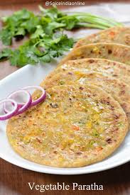 Mixed Vegetable Paratha Recipe Vegetable Paratha Recipe Stuffed Paratha Spiceindiaonline Breakfast Recipes Indian Indian Food Recipes Vegetarian Breakfast Recipes Kids