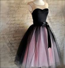 Two Tone Tulle Cocktail Dress Prom Dresses Short Vintage Dresses Tutu Skirt Women