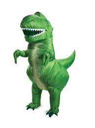 If you see a human, snatch them up and tear them apart! Inflatable Rex Costume Toy Story 4 Express Delivery Funidelia