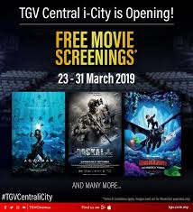 It has a reach of 1.8 million moviegoers every month. Tgv Central I City Free Movie Screenings Popcorn Combos 23 March 2019 31 March 2019