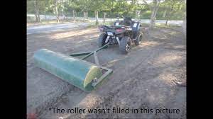 Level ground is important for proper drainage. 6 Lawn Roller Build Youtube