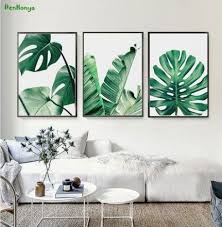 Best Room Decor Plants Leaves Ideas Big Wall Decor Wall Canvas Painting Pop Art Decor