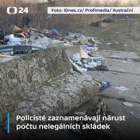 ⚫ Ve Zlíně se počet černých skládek více než ztrojnásobil. Zatímco loni policisté za prvních sedm měsíců řešili osm nelegálních skládek, letos už jich zaznamenali 25. 🚯 V Brně od začátku roku