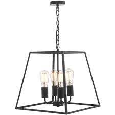 Buy lantern pendant light and get the best deals at the lowest prices on ebay! Dar Lighting Aca8622 Academy 4 Light Lantern Black