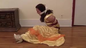 BoundHub - Prom dress, rope bondage, cleave gag