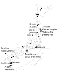Detailed elevation map of japan with roads, cities and airports. An Outline Of Japanese Gold And Silver Production Wat On Earth University Of Waterloo