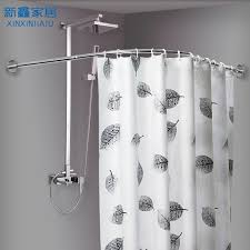 First, you must contemplate the place it must be set up. Yulin Pipi Waterproof Shower Curtain Rod U Shaped Shower Curtain Set Curved Bathroom Rail L Shaped Bath Room 304 Shopee Malaysia