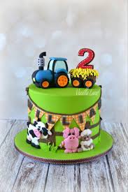 Vanilla Lane Bauernhoftorte Geburtstagskuchen Kinder Kuchen Kindergeburtstag Traktor