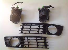 Genuine Audi A4 B5 Fog Lights With Grilles 8d0941700d 8d0941699d Germany Audi A4 Audi Lights