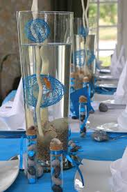 Centre De Table Bocal Poissons Rouges Centre De Table Centre De Table Poissons Decoration Table Anniversaire