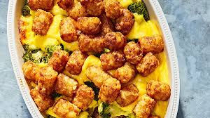 Transfer the cauliflower to the baking dish and set aside. Broccoli Beef Tater Tot Hotdish Recipe Eatingwell