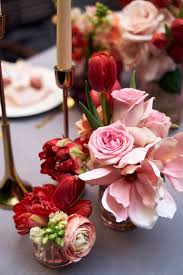 Inspiration In Living Coral Rote Rosen Hochzeit Table Decoration Wedding Tisch Dekorieren