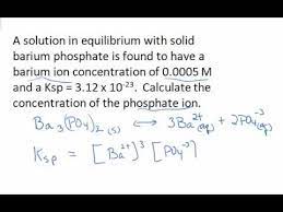 Oct 04, 2018 · molarity is one of the most common units of concentration. Ksp Example Problem Calculate Ion Concentration Youtube