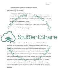 Case studies can vary greatly in length and focus on a number of details related to the initial as noted in the sample email, this document serves as an outline for the entire case study process. The Four Principles Approach To Health Care Ethics Case Study