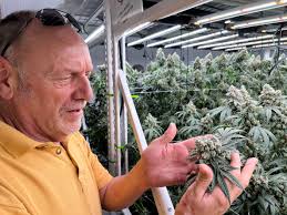 John Paolella of Centaurus Farms and Rocky Atkins, of the Governor's Office  speaking