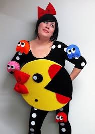 Pacman Costume Geek Paper Scissors Diy Halloween Costumes For Women Halloween Costumes For Girls Diy Halloween Costumes For Girls