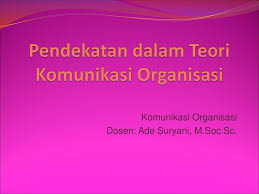 Dalam krisis, harus mengembangkan dan menyampaikan pesan penting yang membantu terpenuhinya tujuan komunikasi. Pendekatan Dalam Teori Komunikasi Organisasi Ppt Download