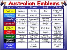 Australian Emblems Colour Teacher Resources Australian Lessons Classroom Displays