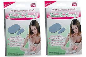 Page 1 of 1 start over page 1 of 1. 2 Pack Smooth Away Hair Removal 36 Replacment Pads Total As Seen On Tv Buy Online In Angola At Angola Desertcart Com Productid 39133809