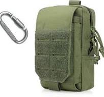 Molle Pouches - Piccola borsa tattica da uomo per radio e telefono, adatta  per zaino, gilet, cintura di servizio, accessori per il trasporto di ...