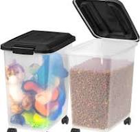 Stainless steel dog food container for sale