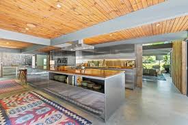 Add some intrigue to your home with a genuine butchers block kitchen island that doubles up as a table. Best 60 Modern Kitchen Metal Cabinets Design Photos And Ideas Page Dwell
