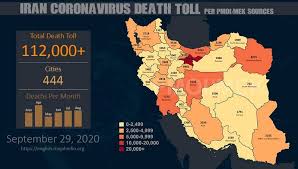 Check spelling or type a new query. Iran Coronavirus Death Toll In 444 Cities Exceeded 112 000 Ncri