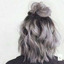 Curlyhair Curly Hairstyle Curly Hair Silver Ombre Hair Hair Styles Silver Hair Color