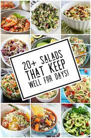 Delicious Summer Salads That Keep Well For Days 20 Make Ahead Salad Recipes Make Ahead Salads Summer Recipes Summer Salads