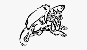 The gallant tattoo shows the world that you are stronger and more lion. Griffin Tribal Tattoo Design By Litzana Gryphon Tattoo Designs Png Image Transparent Png Free Download On Seekpng