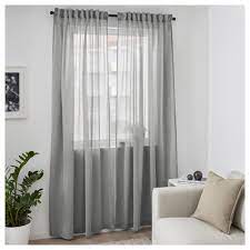 You don't have to spend a fortune. Ikea Sheer Curtains Bedroom Living Room Window Blinds 2 Panels 250x145cm Grey Ebay