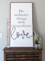 Do Small Things With Great Love Sign Mother Teresa Quote Etsy Sign Mother Love Signs Mother Teresa