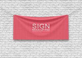 Download Banner Mockup Images Free Vectors Stock Photos Psd