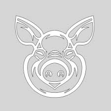 шаблоны и трафареты для украшения окон к новому году Ukrashenie Okon K Novomu 2019 Godu Svini Shablony Iz Bumagi Ukrashenie Okon Svinya Shablony