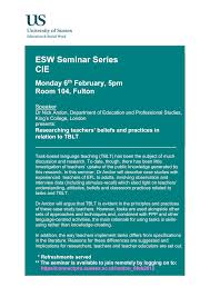 Procedure print used (total process time): Esw Seminar Series Cie Monday 6