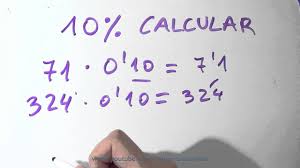 Porcentaje de puntos obtenidos = 10/17 x 100 = 58,8%. Como Calcular El 10 Por Ciento Sacar Porcentajes De Un Numero O Cantidad Youtube