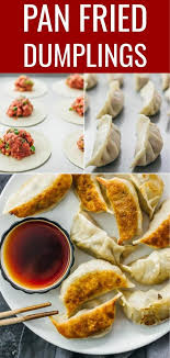 An Easy Recipe For Homemade Pan Fried Chinese Dumplings Or Potstickers Easy Dumplings Recipe Potstickers Recipe How To Cook Dumplings