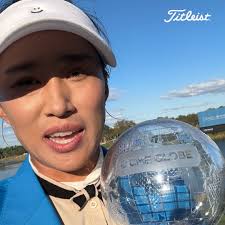 Nothing but thanks from a grateful champion 🏆 Amy Yang won the CME Group  Tour Championship using her Titleist Pro V1x. #LPGAWinnerSelfie