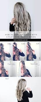 It is essential you start with completely dry hair. How To Curl Your Hair With A Flat Iron Beach Waves Cassie Scroggins