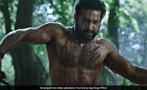 Рама рао мл., рам чаран, алия бхатт и оливия моррис.4 это. Rrr Jr Ntr S First Look As Mighty Bheem Introduced By Ram Charan Alia Bhatt Ajay Devgn
