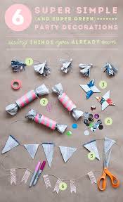 Easy Diy Birthday Decorations For Kids Entertaining Recycled Party Decorations Party Decorations Green Party Decorations Diy Gifts