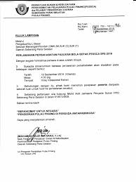 Km of mainland, referred to as seberang perai. Surat Bola Sepak Pessca 2019