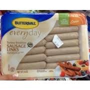 6 butterball® all natural fully cooked turkey breakfast sausage links. Butterball Turkey Sausage Links
