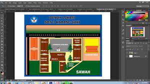 Cara membuat denah sekolah dengan skala. Cara Membuat Denah Lokasi Sekolah Dengan Photoshop Youtube