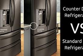 Unfortunately, they are mostly valid. Counter Depth Refrigerators Vs Standard Depth Refrigerators Paperblog